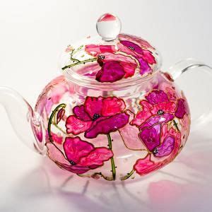 Order #1538398521 on Nov 17, 2019 | Hand painted glassware, Tea pots, Flower tea