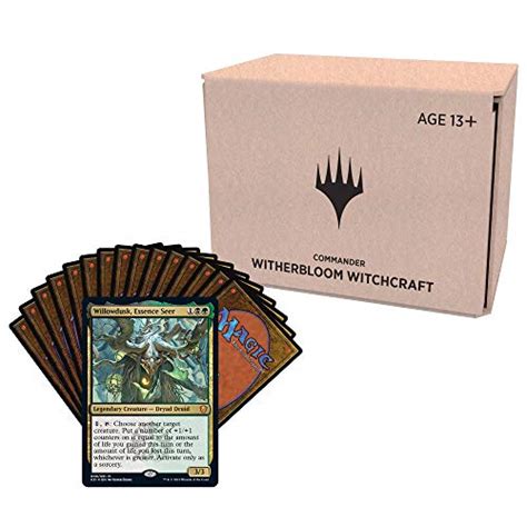 Magic The Gathering Strixhaven Commander Deck – Witherbloom Witchcraft (Black-Green)| Minimal ...