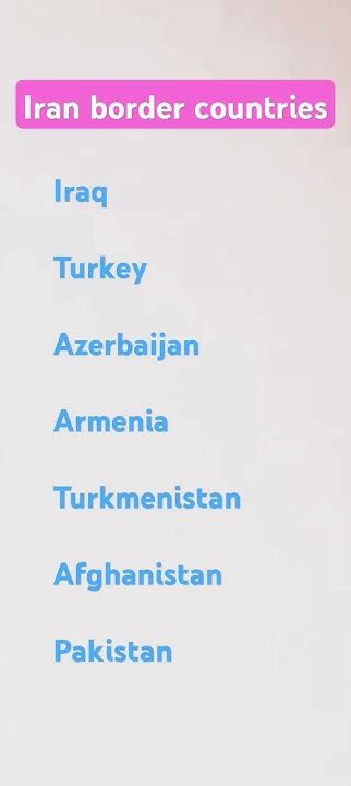 #shots #UPSC #prelims #Iran border countries #map - YouTube