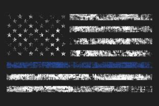 American Police Flag Graphic by davgogoladze · Creative Fabrica