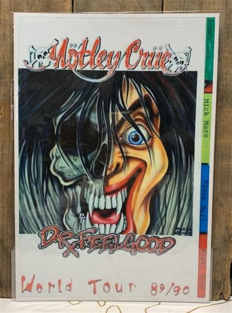 Motley Crue Dr Feelgood World Tour 89-90 | Boardwalk Vintage