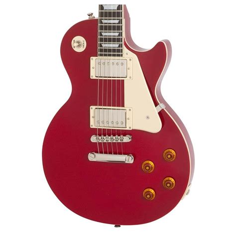 Epiphone Les Paul Standard Electric Guitar, Cardinal Red at Gear4music.com