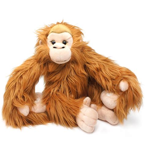 Ornaldo the Orangutan Monkey | 21 Inch (With Hanging Arms Outstretched) Stuffed Animal Plush ...