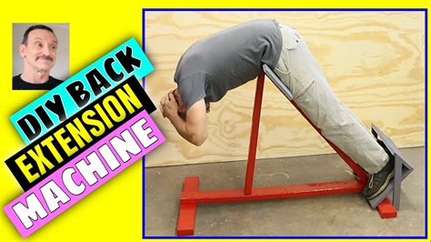 HOW TO BUILD A BACK EXTENSION MACHINE BENCH Back Exercise Equipment For Home Gym - YouTube