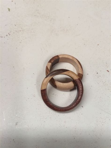 Wooden rings | Wooden rings, Leather bracelet, Jewelry