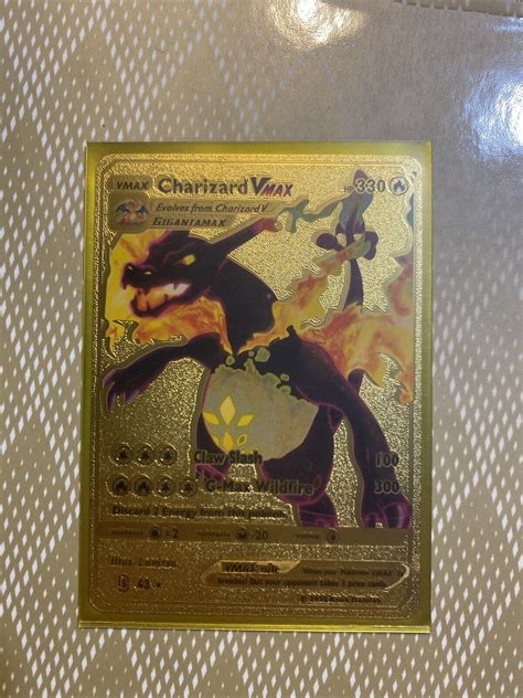 Mavin | Charizard VMAX Gigantamax Gold Foil Pokemon Card