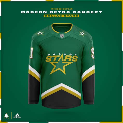 Dallas Stars Modern Retro Jersey Concept : r/DallasStars