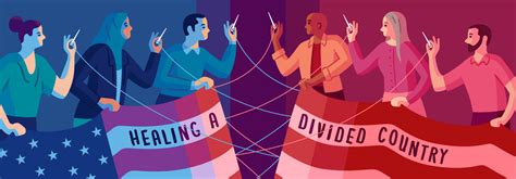 Healing a Divided Country – Michele Rosenthal Illustration