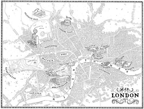 Regency London Map :: Behance