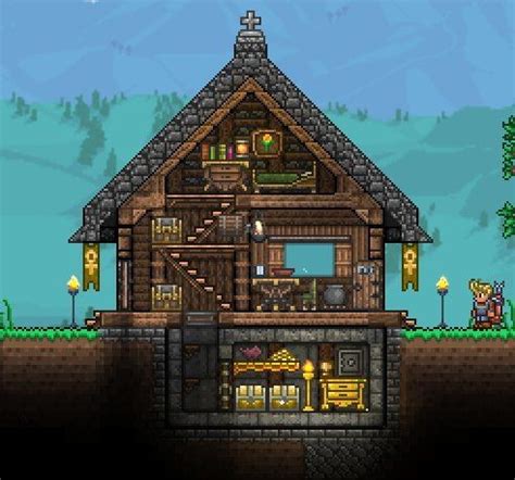 Cool tiny house • /r/Terraria | Terraria house design, Terraria house ...