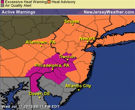 South Jersey under code orange air quality alert - nj.com