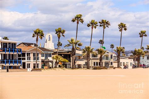 Orange County Beach Homes in Newport Beach California Photograph by Paul Velgos - Fine Art America