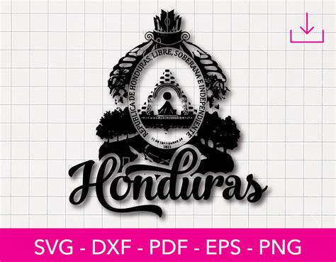 Honduras SVG Escudo de Honduras SVG Honduras Vector - Etsy España