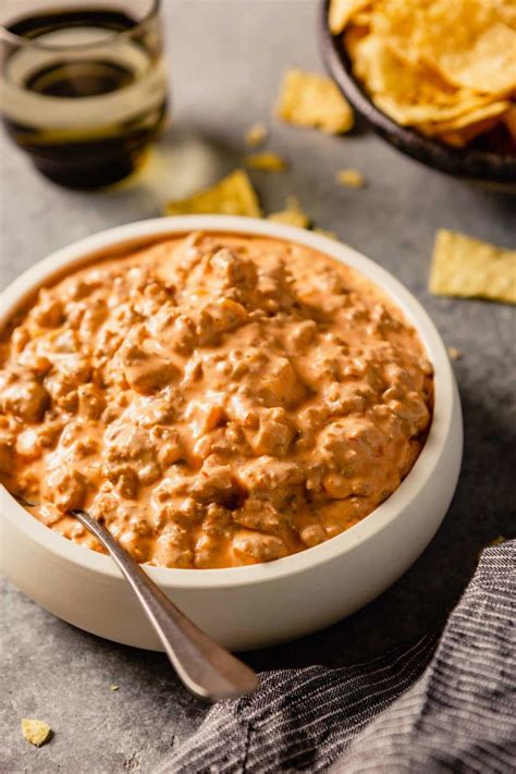 Sausage Dip Recipe (Only 3 Ingredients!) - Brown Eyed Baker