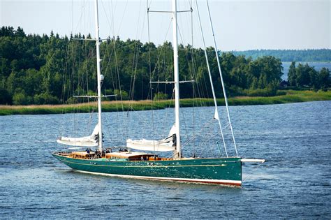 Sailing yacht Hetairos (ex project Panamax) sets Sail Photo credit Nicklas Storbjörk — Yacht ...