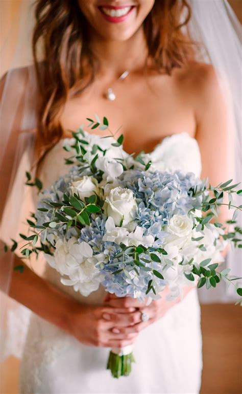 Planning A Fantastic Flower Wedding Bouquet – Bridezilla Flowers | Blue hydrangea wedding, Blue ...