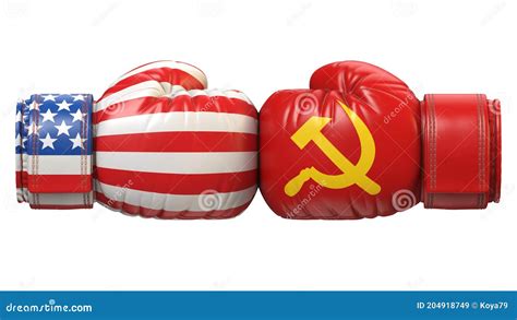 USA Against USSR Boxing Glove, America Vs. Russia International ...