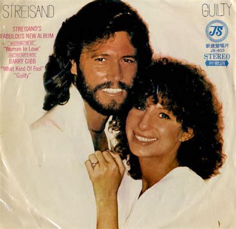 Barbra Streisand Guilty Taiwanese vinyl LP album (LP record) (349741)