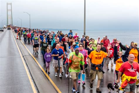 Late summer brings peak traffic & special events to the Mackinac Bridge ...