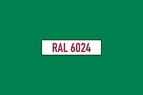 RAL 6024 - Zielony ostrzegawczy (Traffic green)