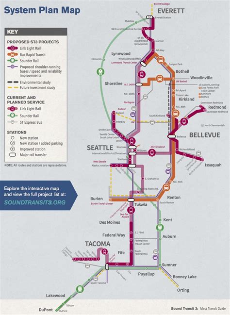 Seattle Light Rail Stops Map