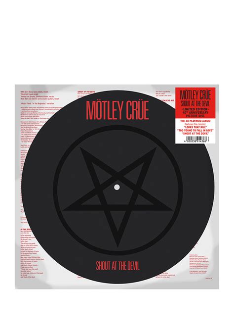 Motley Crue-Shout At The Devil LP (Picture Disc) Vinyl | Newbury Comics