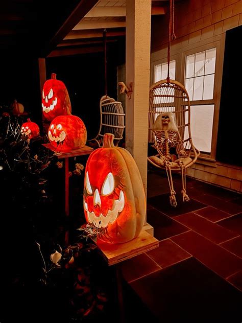 Scary Chic Halloween Front Porch - Modern Glam - Holidays