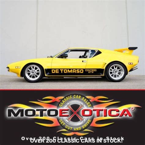 Purchase used 1973 DE TOMASO PANTERA GT5-STEEL BODY-CALIFORNIA CAR-FORD ...