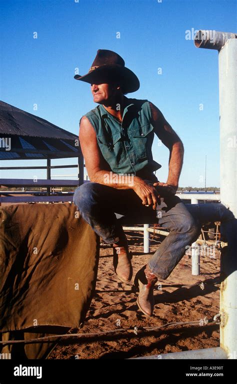 Stockman McArthur River Station near Borroloola Northern Territory Australia Vertical Stock ...