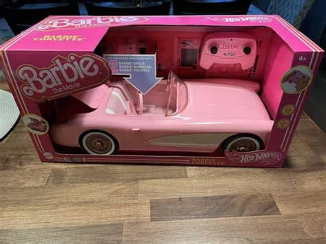 2023 BARBIE THE Movie Hot Wheels RC Barbie Corvette Remote Control Car Brand New $75.00 - PicClick