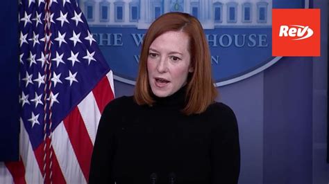 Press Secretary Jen Psaki White House Press Conference Transcript February 16 | Rev