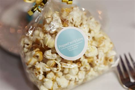 DIY Caramel Popcorn Favors