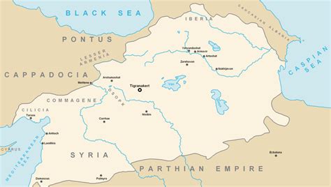 Armenian Empire Map