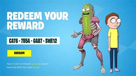 How To Get Pickle Rick Skin & Morty Skin FREE In Fortnite! (Unlock Secrets Pickle Rick Styles ...