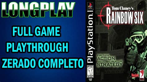 Longplay Tom Clancy's Rainbow Six [PS1] Full Game Playthrough Zerado ...