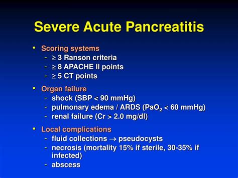 Acute Pancreatitis Diagnosis Criteria