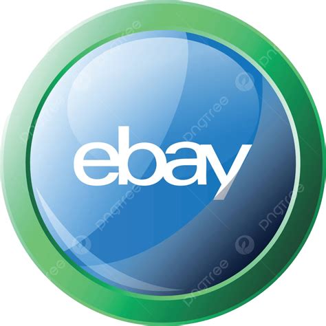 Illustrative Ebay Logo Platform Icon Depicted In Green And Blue Vector Style Vector, Design, App ...