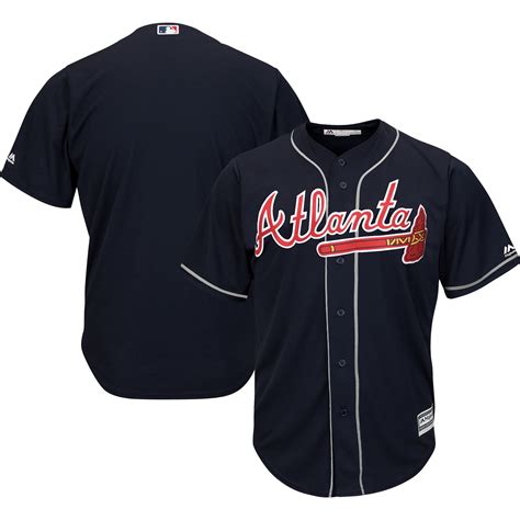 Atlanta Braves Majestic Big & Tall Alternate Cool Base Replica Team ...