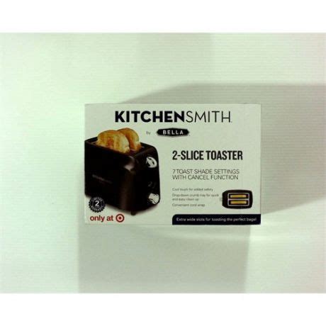 Kitchen Smith by BELLA 2 Slice Toaster (1) Reviews, Problems & Guides