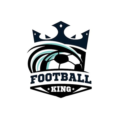 Premium Vector | King Football Logo