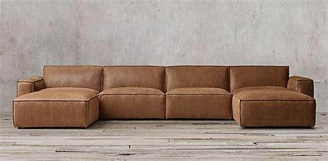 Como Leather Modular Collection | RH | Modular couch, Living room furniture styles, Modular ...