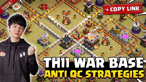 TH11 WAR BASE + LINK (CWC7) | New Best Town Hall 11 War Design used in Tournament | Clash of ...