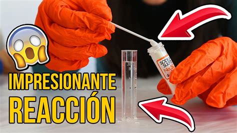 MIRA ESTA IMPRESIONANTE REACCIÓN QUÍMICA - Experimentos Caseros - YouTube