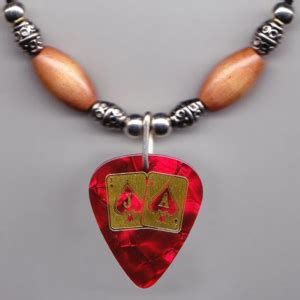 Jason aldean guitar pick necklace