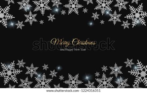 Christmas Background Design White Snowflakes Stock Vector (Royalty Free ...