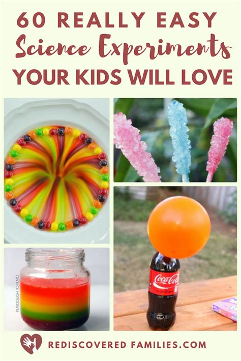 60 + Very Simple Science Experiments Your Kids Will Love | Rediscovered ...