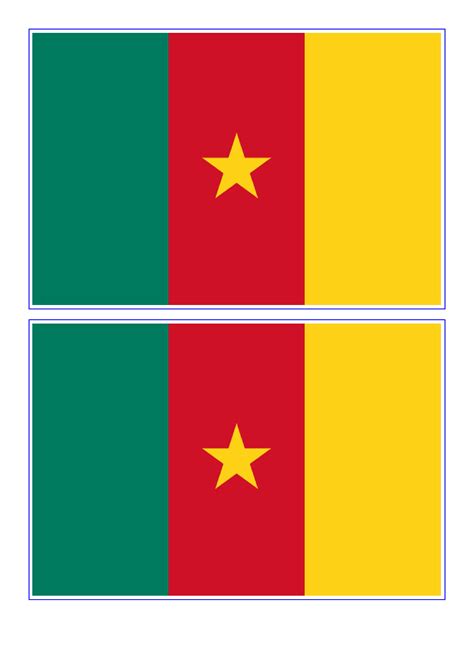 Cameroon Flag | Templates at allbusinesstemplates.com