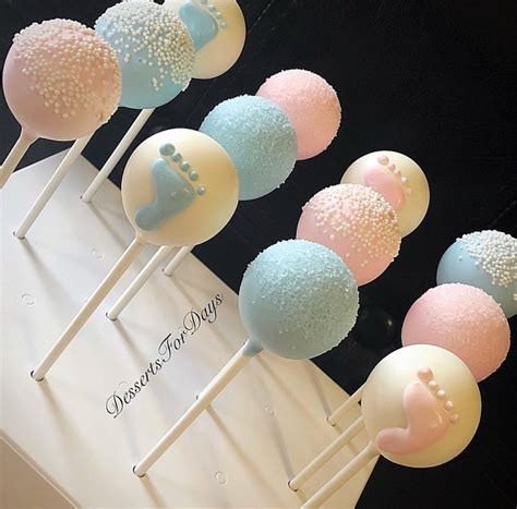 1Dz. Gender Reveal Cake Pops. Baby Shower Cake Pops. Cake On A | Etsy