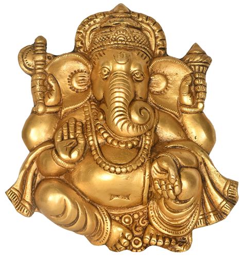 Lord Ganesha Wall Hanging (Flat Statue)