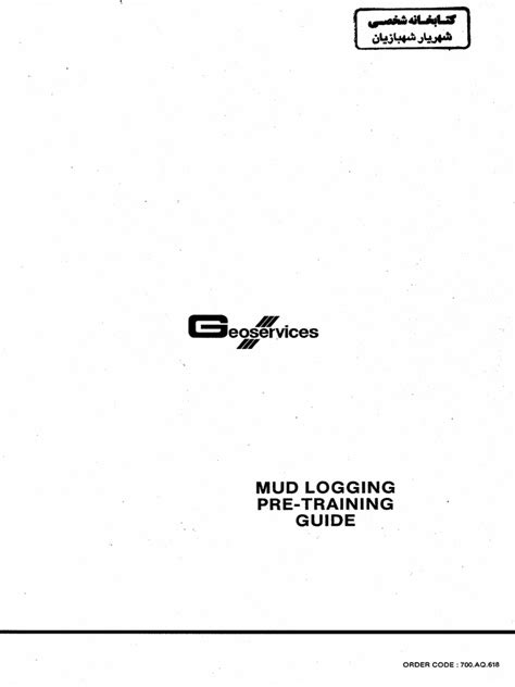 Mud Logging, Pre-Training Guide - GeoServices PDF | PDF